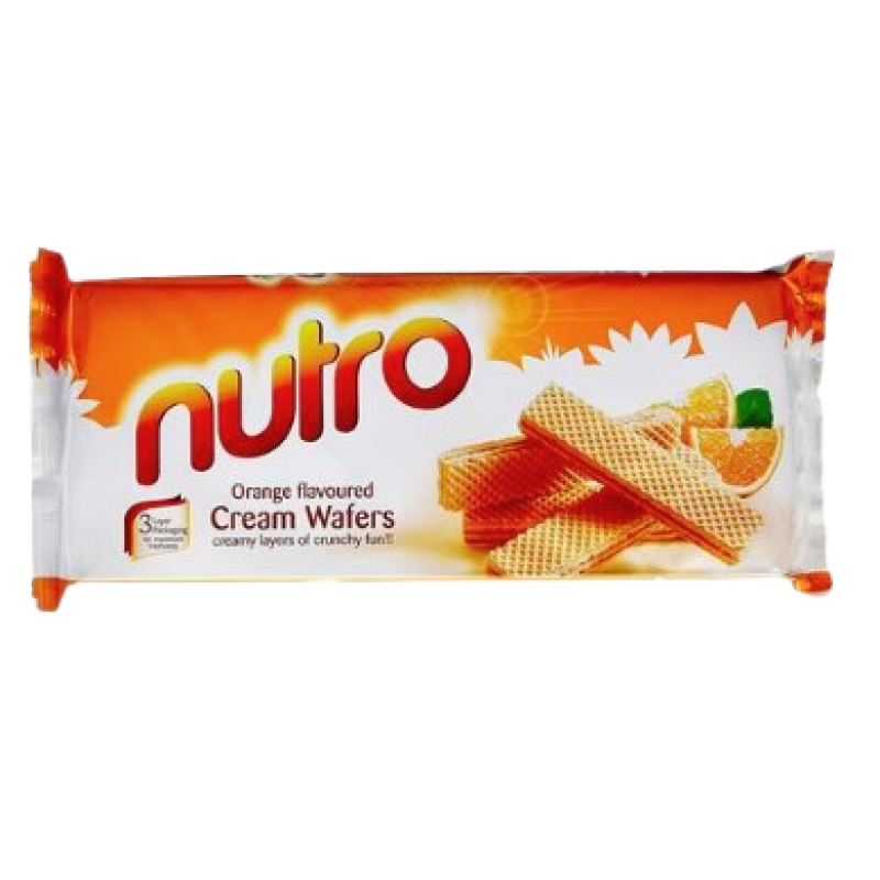 NUTRO ORANGE CREAM WAFER 150G