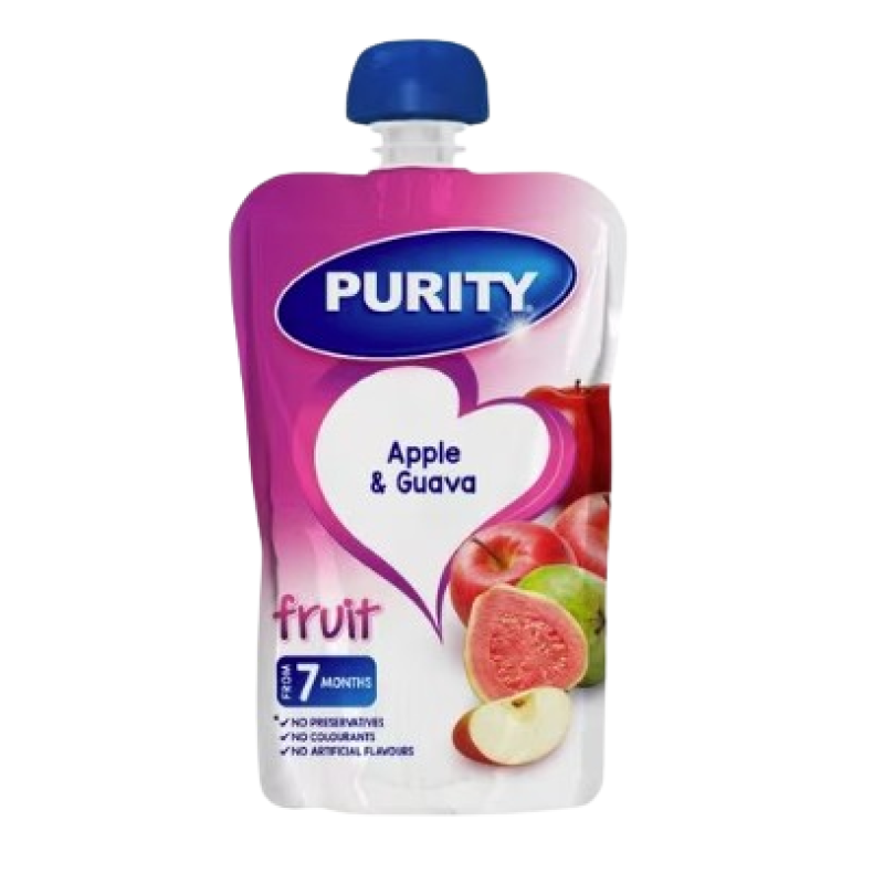 PURITY POUCH APPLE & GUAVA FLAVOUR 110ML