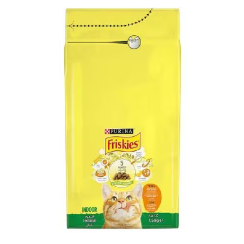 Purina Friskies Chicken and Vegetables Cat Food 1.5kg