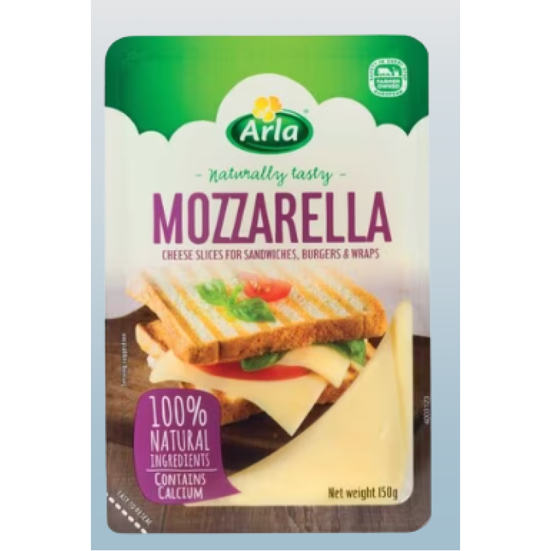 ARLA 150G MOZARELLA CHEESE SLICES 