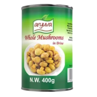 ARYUVA WHOLE MUSHROOM IN BRINE 400G