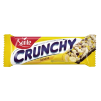 SANTE 40G CRUNCHY BANANA WITH CHOCOLATE COATING MUESLI BAR 