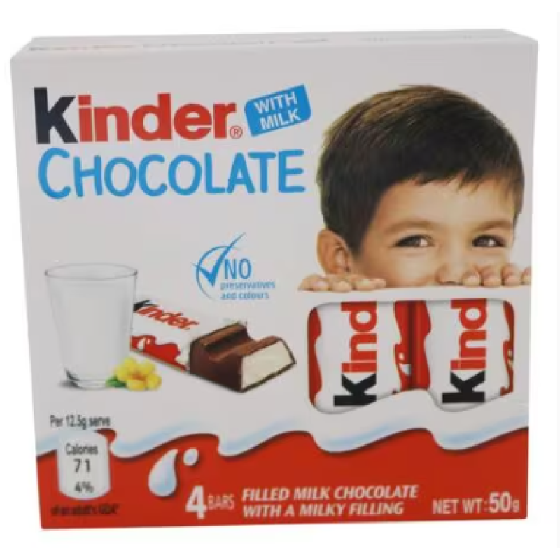 Ferrero Kinder Chocolate 4pcs 50g 