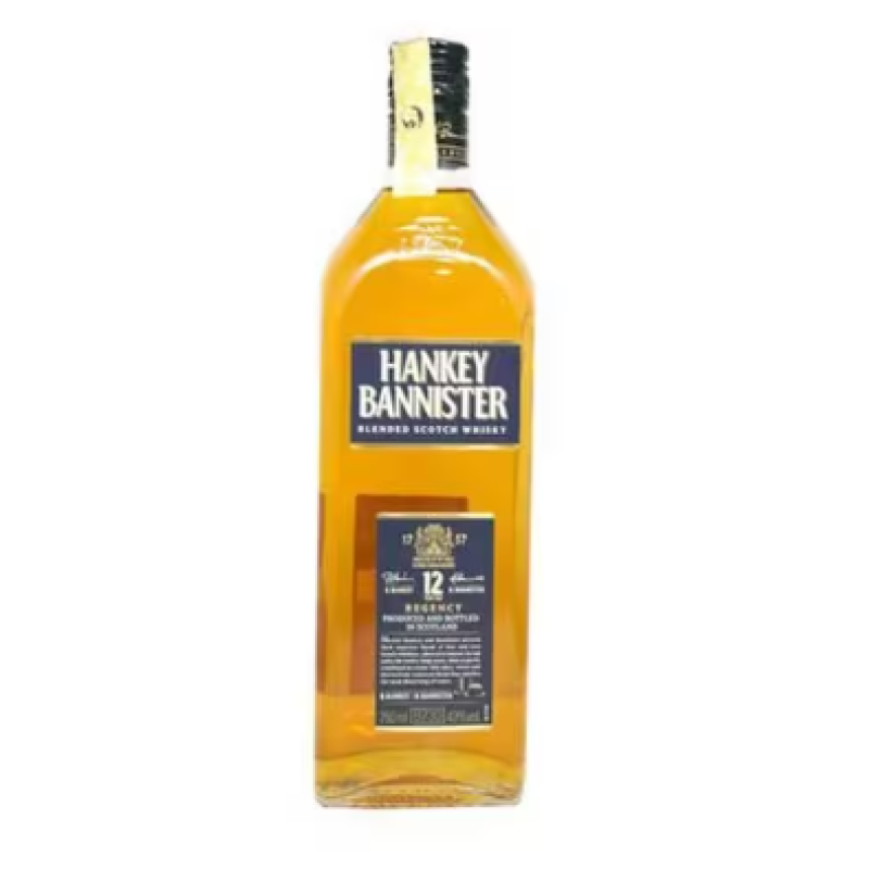 HANKEY BANNISTER BLENDED SCOTCH WHISKY 12 YEAR OLD 750ML