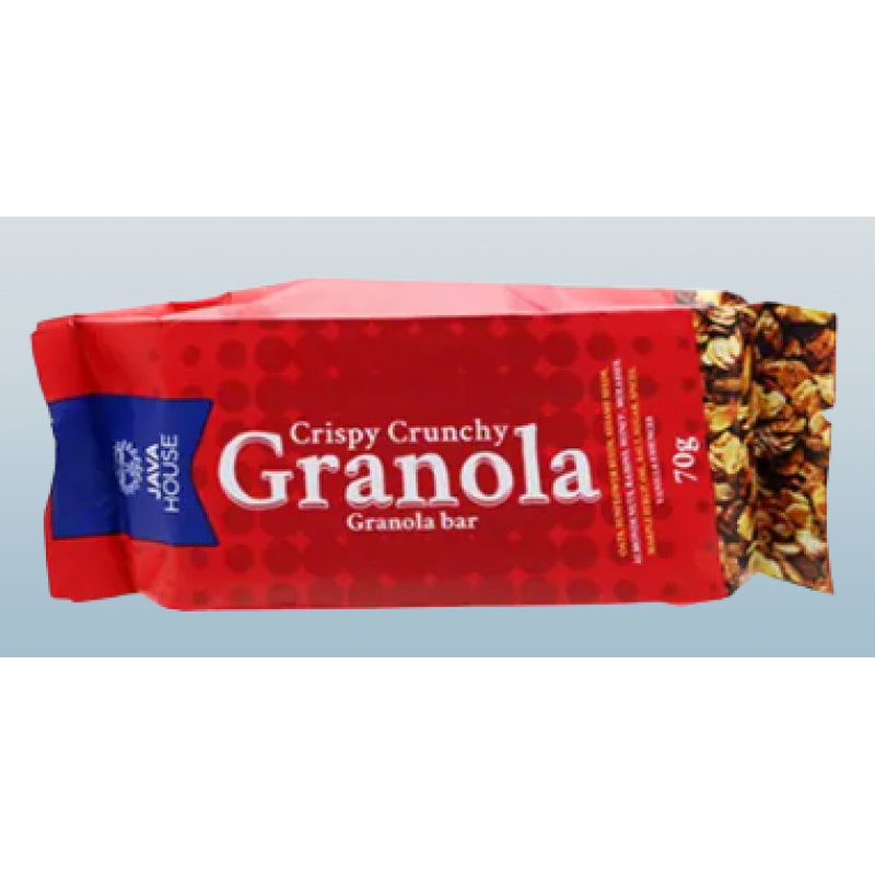 JAVA CRISPY CHOCOLATE GRANOLA 70G BAR