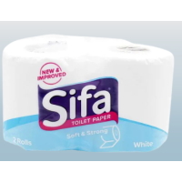 SIFA TOILET PAPER WHITE 2 ROLLS