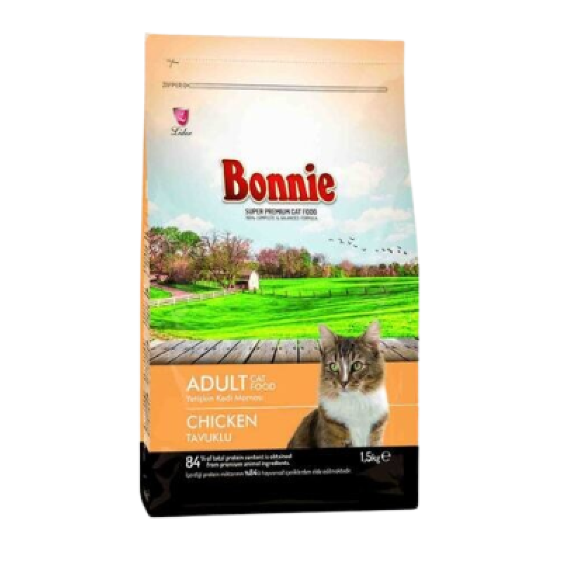 Bonnie Adult Cat Food Chicken 1.5kg