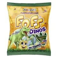 FLORESTAL FOFS DINOS TWIST VANILLA MARSHMALLOWS 500G