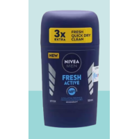 NIVEA FRESH ACTIVE DEODORANT STICK FOR MEN 50ML