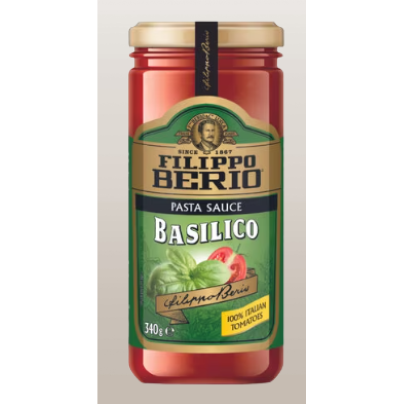 FILIPPO BERIO BASILICO PASTA SAUCE 340G