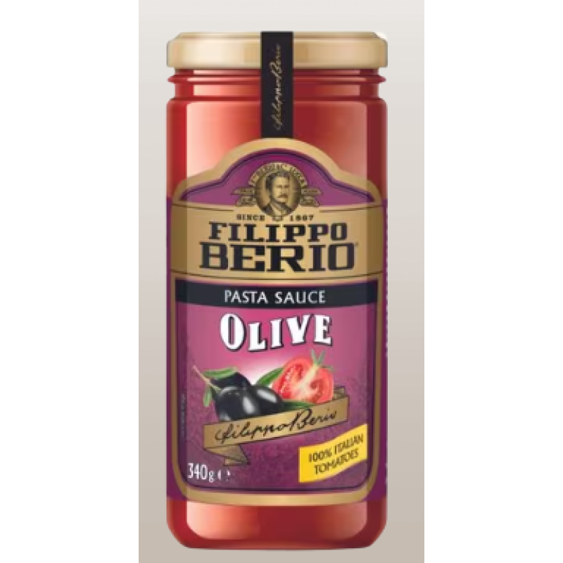 FILIPPO BERIO OLIVE PASTA SAUCE 340G