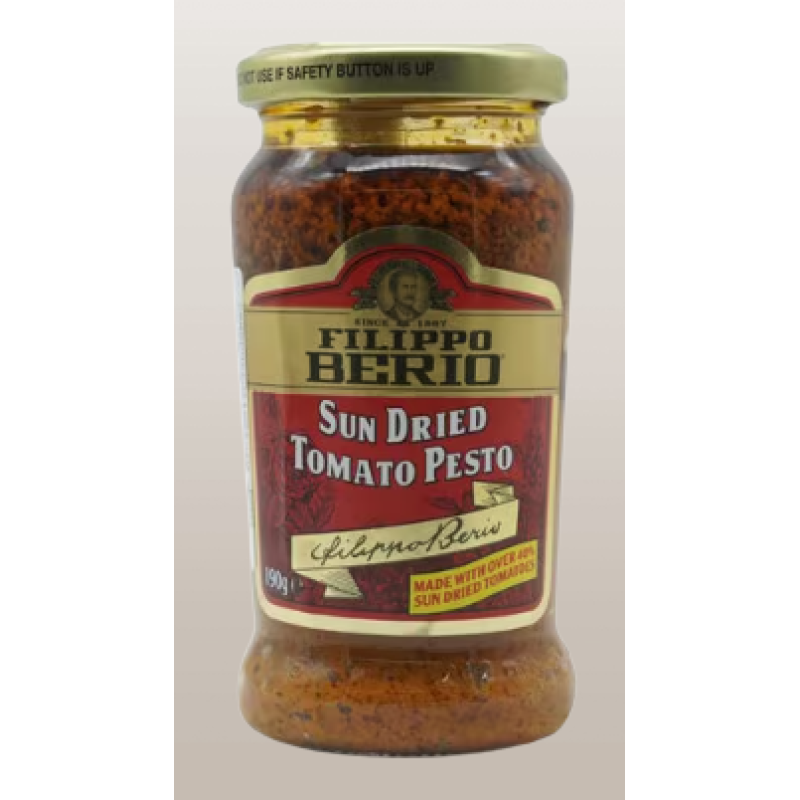 FILIPPO BERIO SUN DRIED TOMATO PESTO 190G