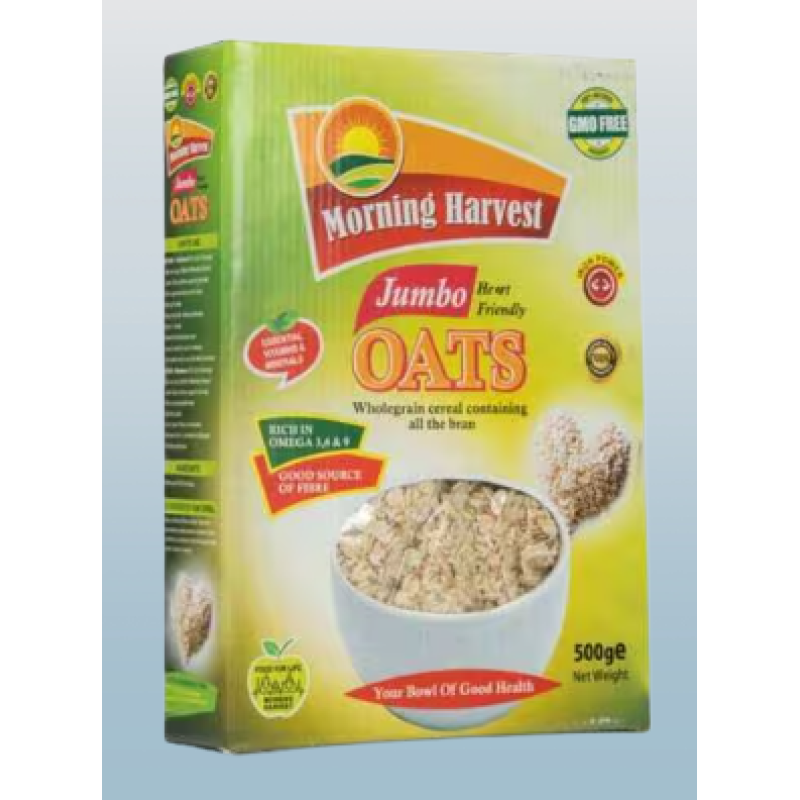 MORNING HARVEST JUMBO OATS 500G