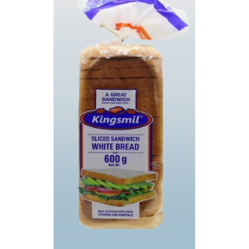 KINGSMIL MILKY WHITE BREAD 600G