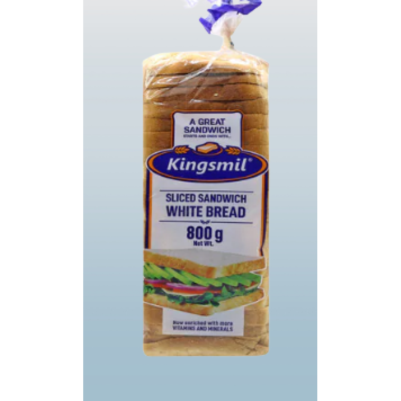 KINGSMIL MILKY WHITE BREAD 800G