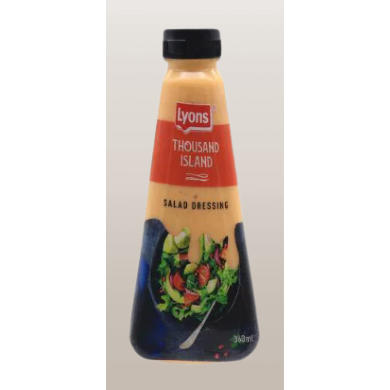 LYONS THOUSAND ISLAND SALAD DRESSING 360ML