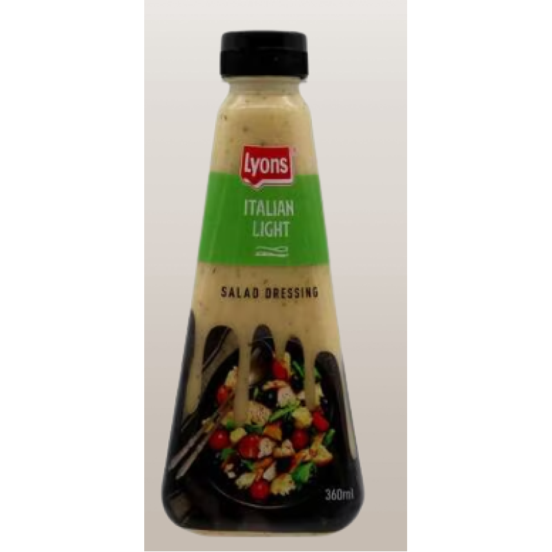 LYONS ITALIAN LIGHT SALAD DRESSING 360ML