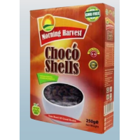 MORNING HARVEST CHOCO SHELLS CEREAL 250G