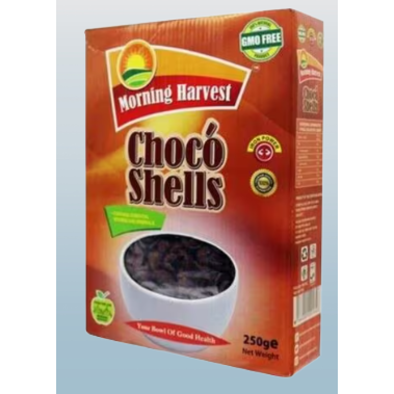 MORNING HARVEST CHOCO SHELLS CEREAL 250G