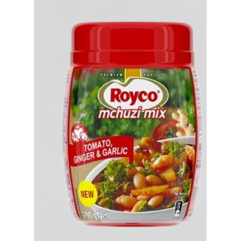 ROYCO MCHUZI MIX TOMATO,GINGER & GARLIC POWDER 200G