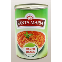 SANTA MARIA BAKED BEANS IN TOMATO SAUCE 400G