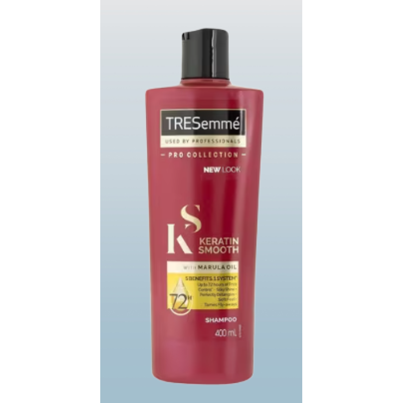 TRISEMME KERATIN SMOOTH WITH MARULA OIL SHAMPOO 400ML