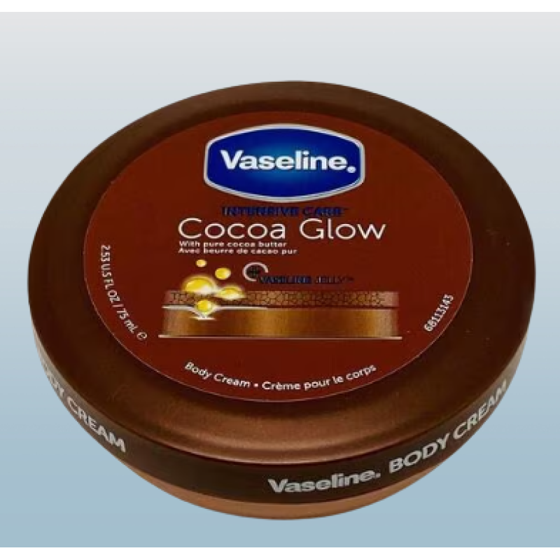 VASELINE COCOA GLOW BUTTER INTENSIVE CARE BODY CREAM 75ML