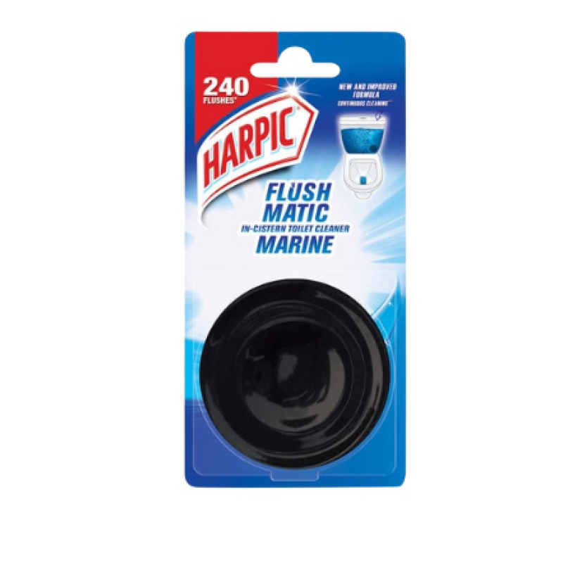 HARPIC FLUSHMATIC IN CISTERN MARINE TIOLET CLEANER BLOCK 50G