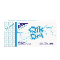 Qik Dri Embossed 240sheets Hand Paper Towel, 12 packets in a Carton