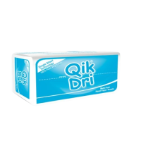 Qik Dri Unmbossed 240sheets Hand Paper Towel, 12 packets in a Carton
