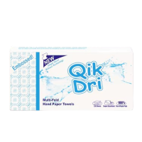 Qik Dri Embossed 120sheets Hand Paper Towel, 24 packets in a Carton