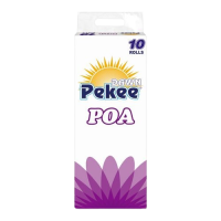 Dawn Pekee Poa Toilet Tissue 10rolls in a Pack Unwrapped, 4packs in a Carton