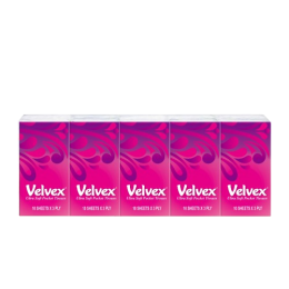 Velvex 10sheets Pocket Tissue Pink 10packs