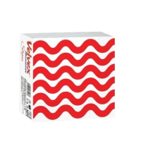Velvex Moments Waves Red Serviettes 50's in a pack, 12 Packs per Carton