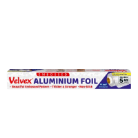 Velvex Embossed Aluminium Foil 30cm x 5Metres, 36 packets per Carton