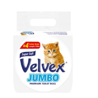 Velvex Jumbo 800 Sheets Tissue Wrapped 100M