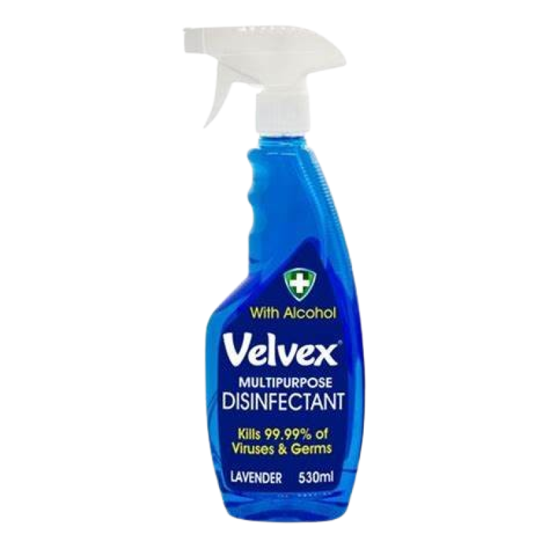Velvex Multipurpose Disinfectant Spray Lavender 530ml, 6 bottles in a Carton