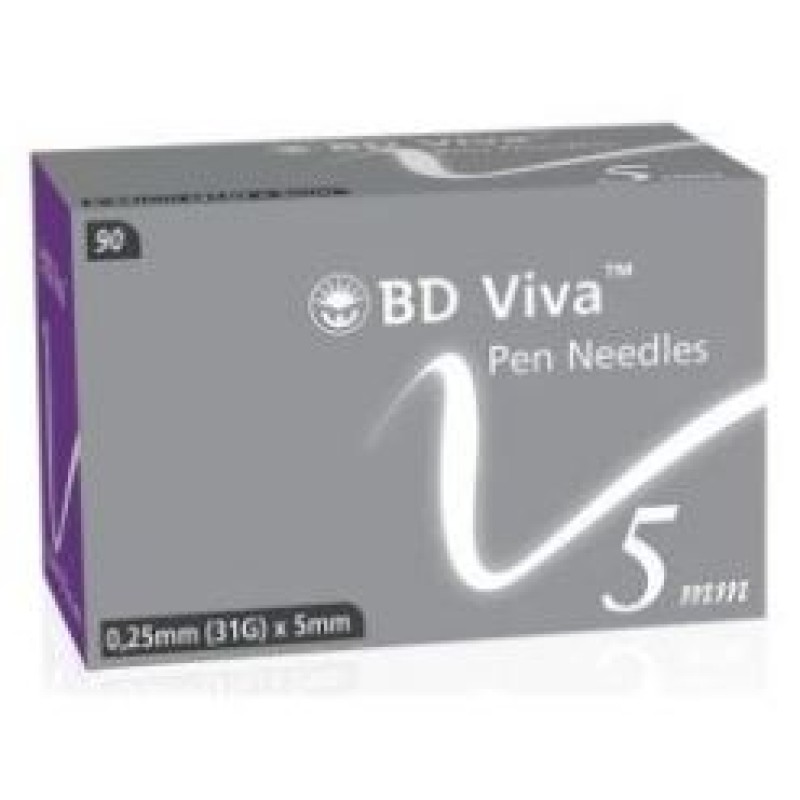 BD Viva pen needles 31g 5mm 100s