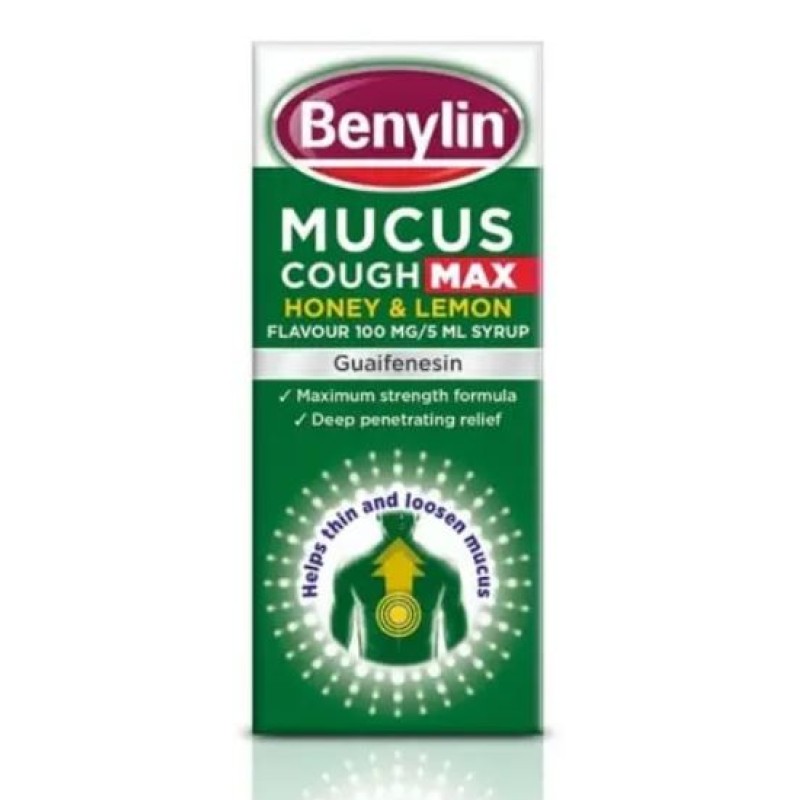 Benylin mucus cough max honey & lemon 150ml 