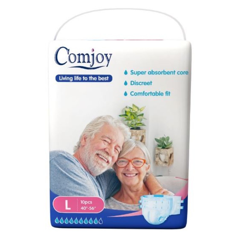 Comjoy Adult diapers Large 10s 