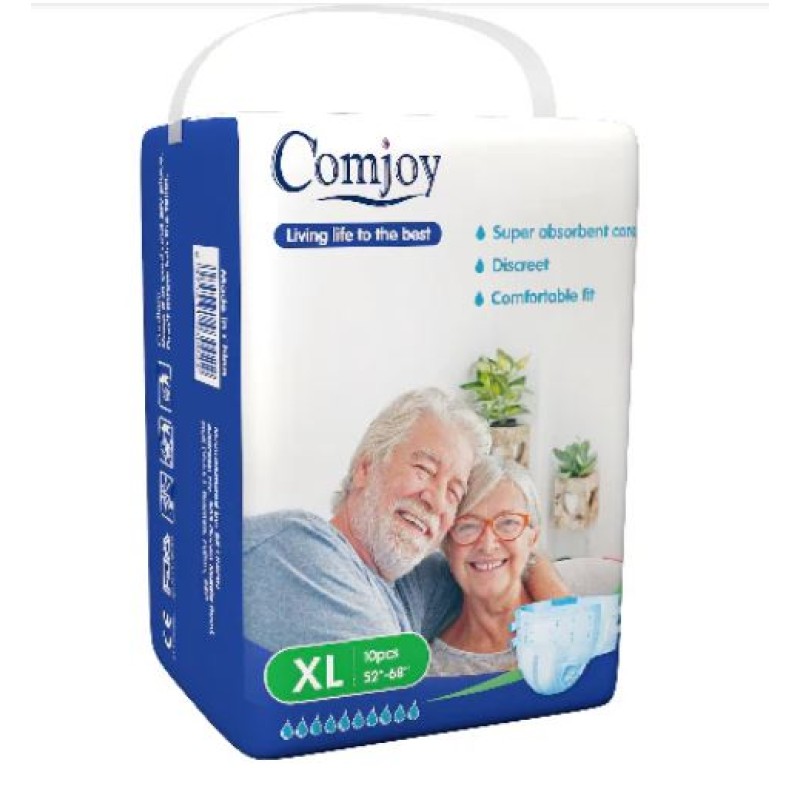 Comjoy Adult diapers X-tra Large 10s