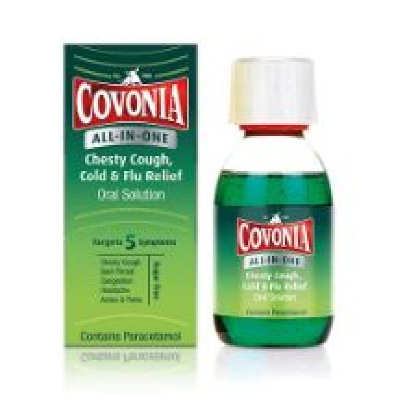 Covonia all in one chesty cough cold & flu relief 160ml
