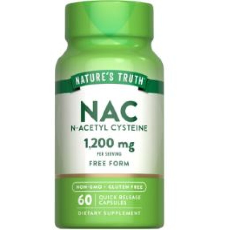 Nature’s Truth N‑Acetyl Cysteine (NAC) 1200mg - 60 Capsules 