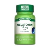 Nature’s Truth Melatonin 10mg + L‑Theanine 72 Tablets 