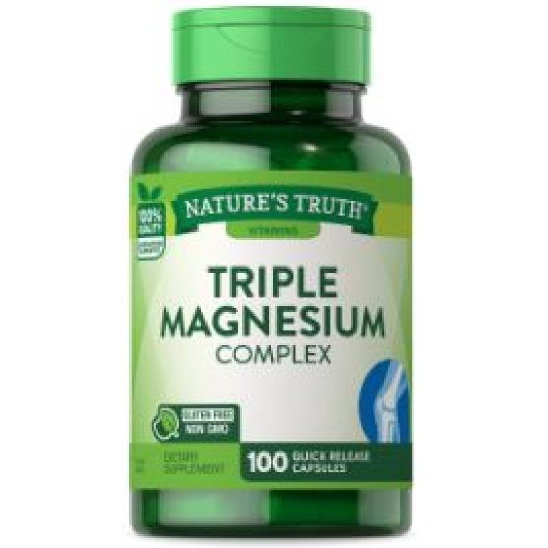 Nature’s Truth Triple Magnesium Complex -100 Capsules 