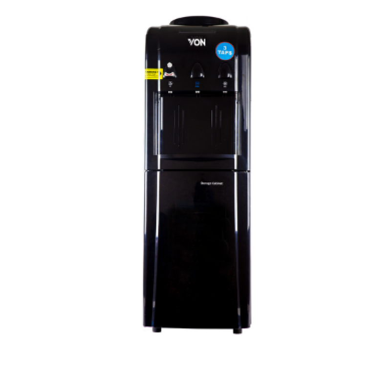 VON VADV2311K WATER DISPENSER COMPRESSER COOLING WITH FRESH CABINET - BLACK