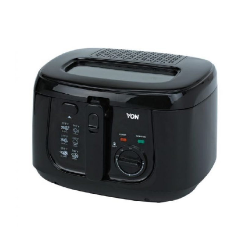 VON VSYD25MBK DEEP FRYER 2.5L - BLACK