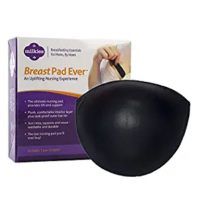 WASHABLE BREAST PADS BLACK 3 PAIRS