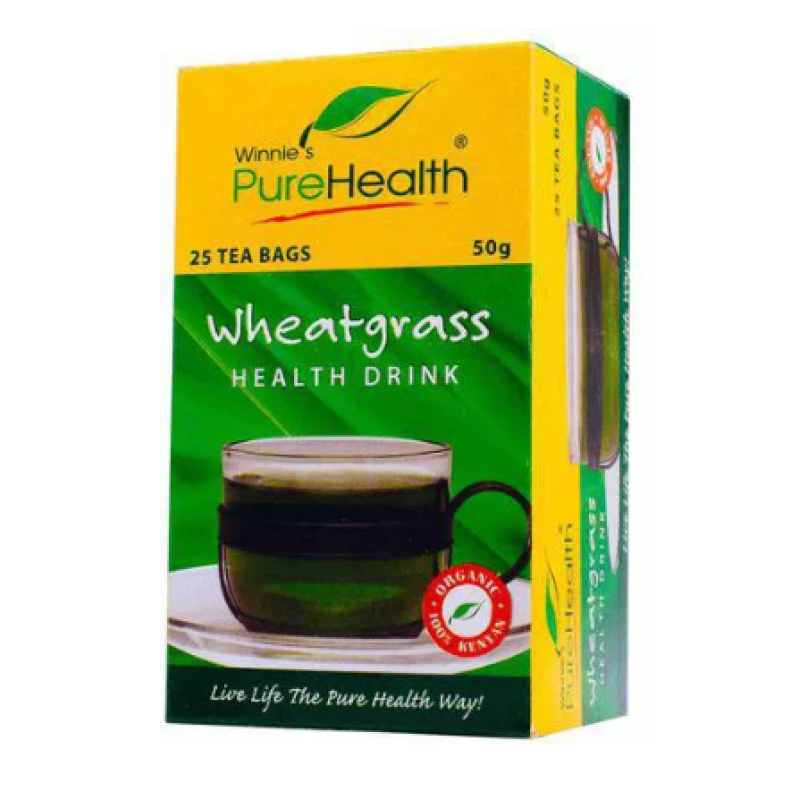 WINNIES PURE HEALTH ORGANIC WHEAT GRASS POWDER 50G