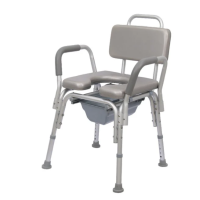 Caremax Aluminium Commode Shower Chair Adjustable For Adult